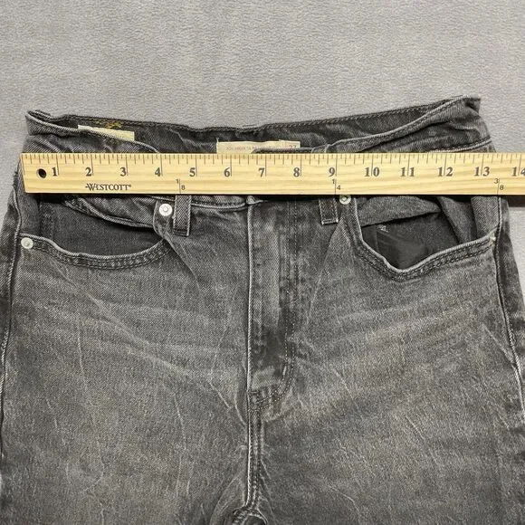 Woman's Levis Levi's 70s High Slim Straight Jeans Faded Black 27 Waist 27 Inseam - Picture 5 of 14